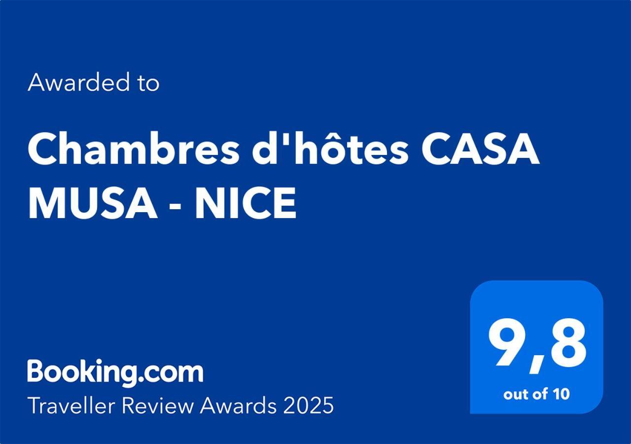 Chambres D'Hotes Casa Musa - Nice Ngoại thất bức ảnh